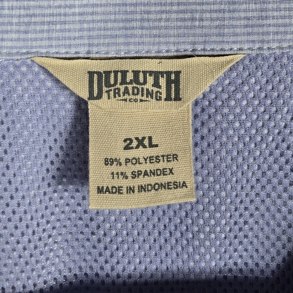Duluth Trading Sol Survivor Tunic Womens 2XL Blue Hiking Outdoor UPF Sun Shirt - Picture 4 of 11